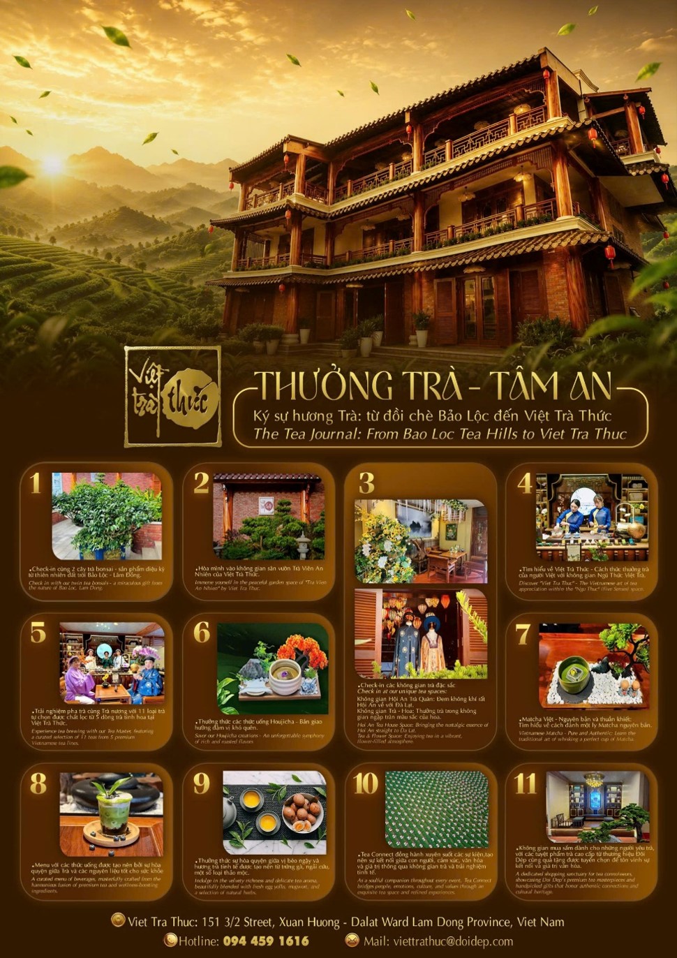 Việt Trà Thức, chạm tinh hoa Trà Việt giữa lòng Đà Lạt